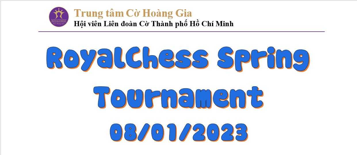 RoyalChess Spring Tournament 08/01/2023