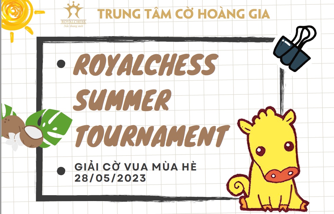 RoyalChess Summer Tournament 28/5/2023